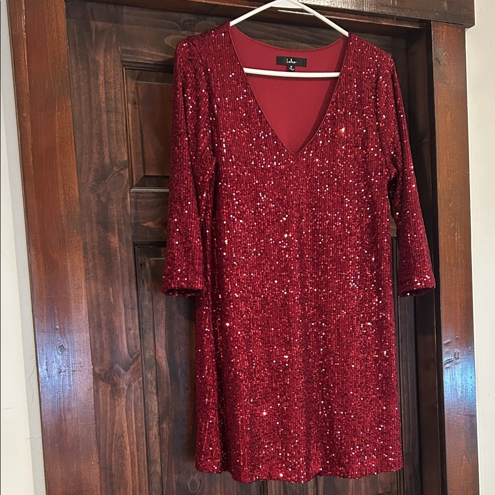 Lulu's Elegant Red Dress
